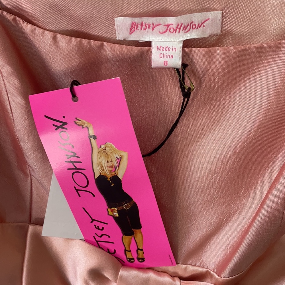 NWT Pink Betsy Johnson Dress - Picture 3 of 4